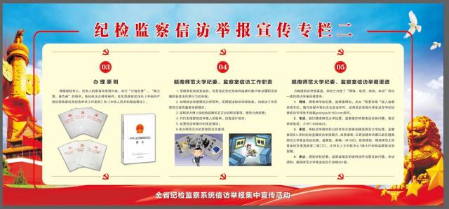 纪检监察信访举报宣传专栏二